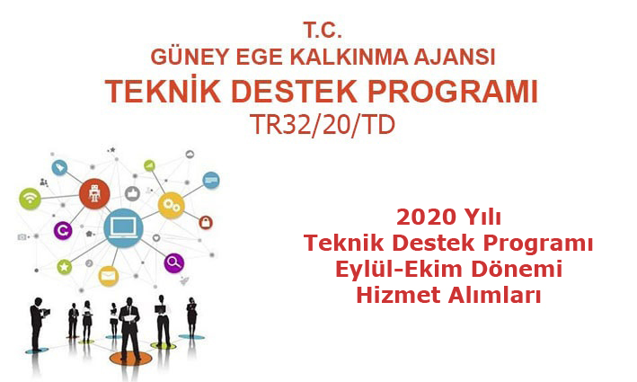 2020 Yılı Teknik Destek Programı  5. Dönem (Eylül-Ekim) Hizmet Alımları